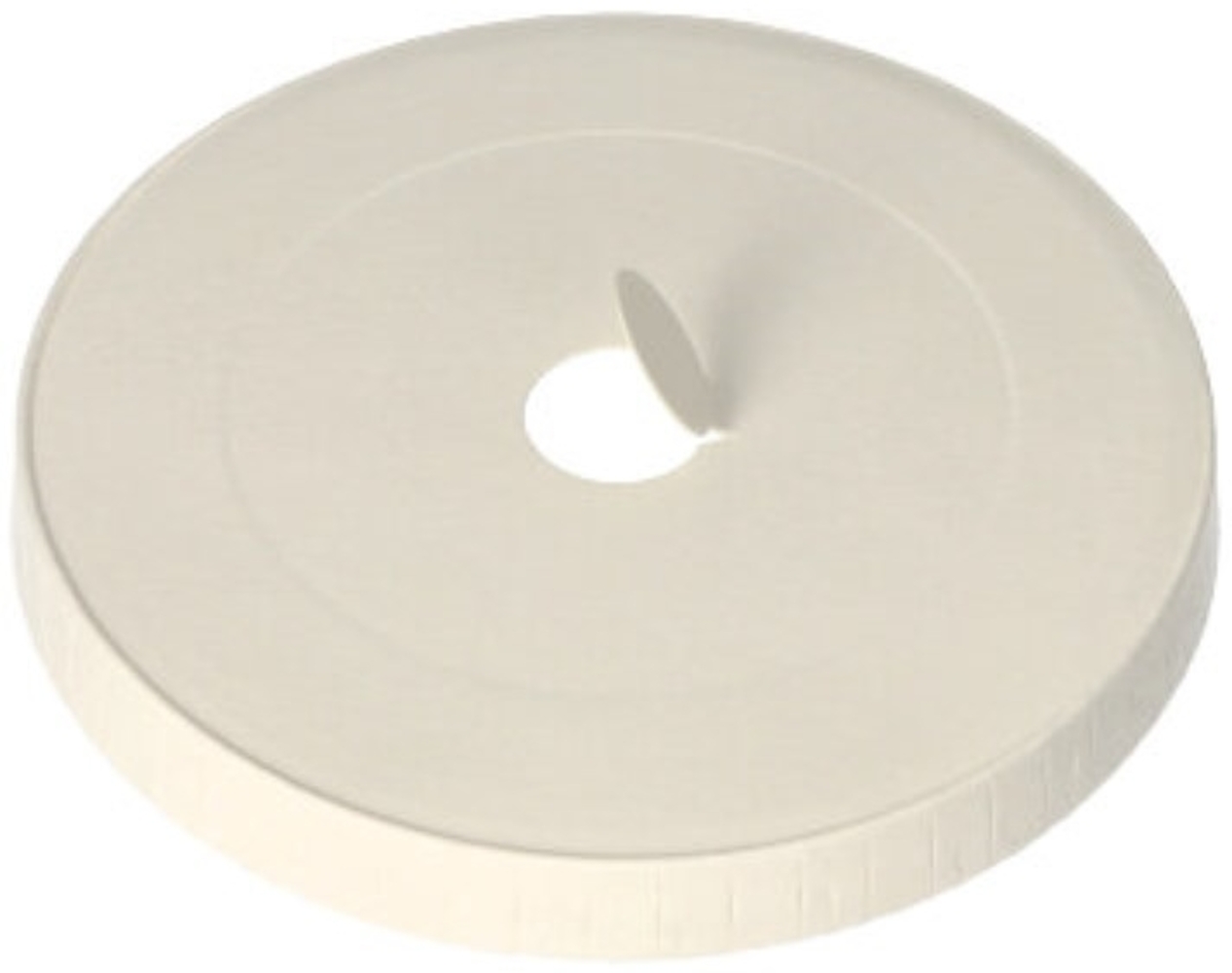 50 Deckel für Trinkbecher, Pappe rund Ø 9 cm weiss Bild 1