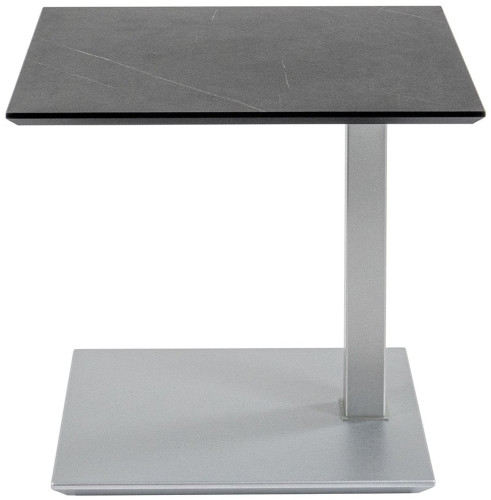 Beistelltisch 1428-MMN-EST / Hydro-Lift Beistelltisch, Schwarz, 55 x 54 x 47 cm Bild 1