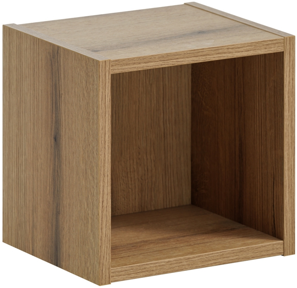 Badezimmer Regal 27x25 cm, Eiche, NEWPORT-56-OAK Bild 1