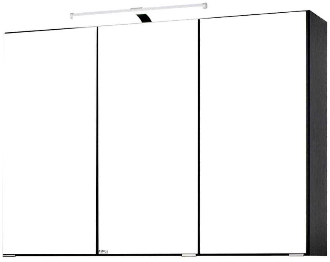 Spiegelschrank PADUA-03 graphitgrau, LED-Aufbauleuchte, B/H/T ca. 90/66/20 cm Bild 1