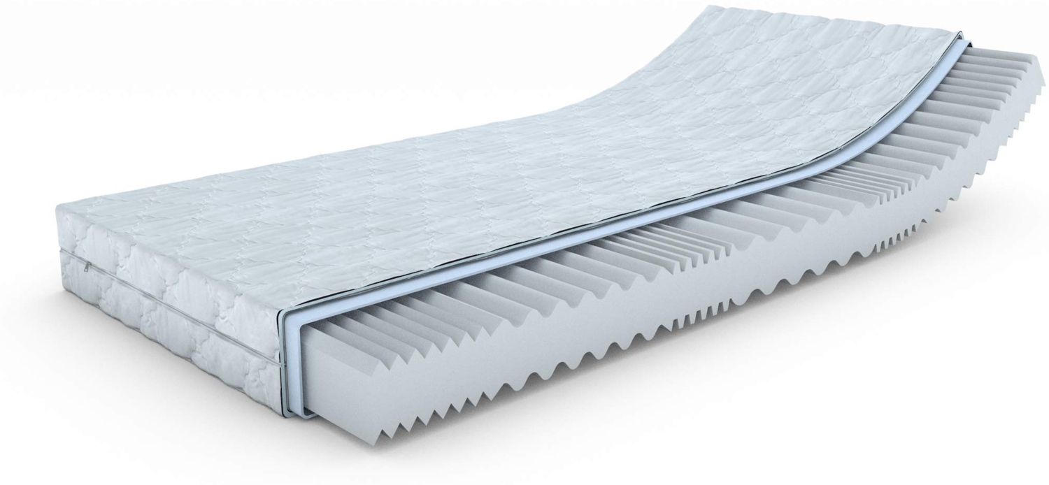 MSS® Aqua VitalFoam® 7 Zonen Matratze - H2 - 190x100 cm Bild 1