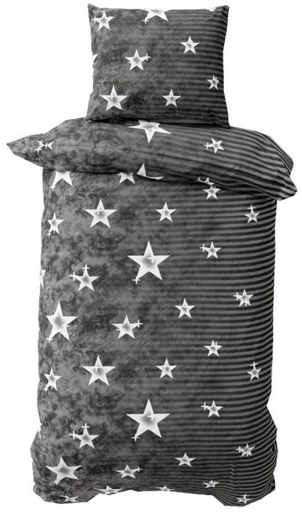 Leonado Vicenti Bettwäsche Mikrofleece warm Winter, Fleece, 4 teilig, Fleece Thermo-Bettwäsche, weich zur Haut, kuschelig in der Nacht Bild 1