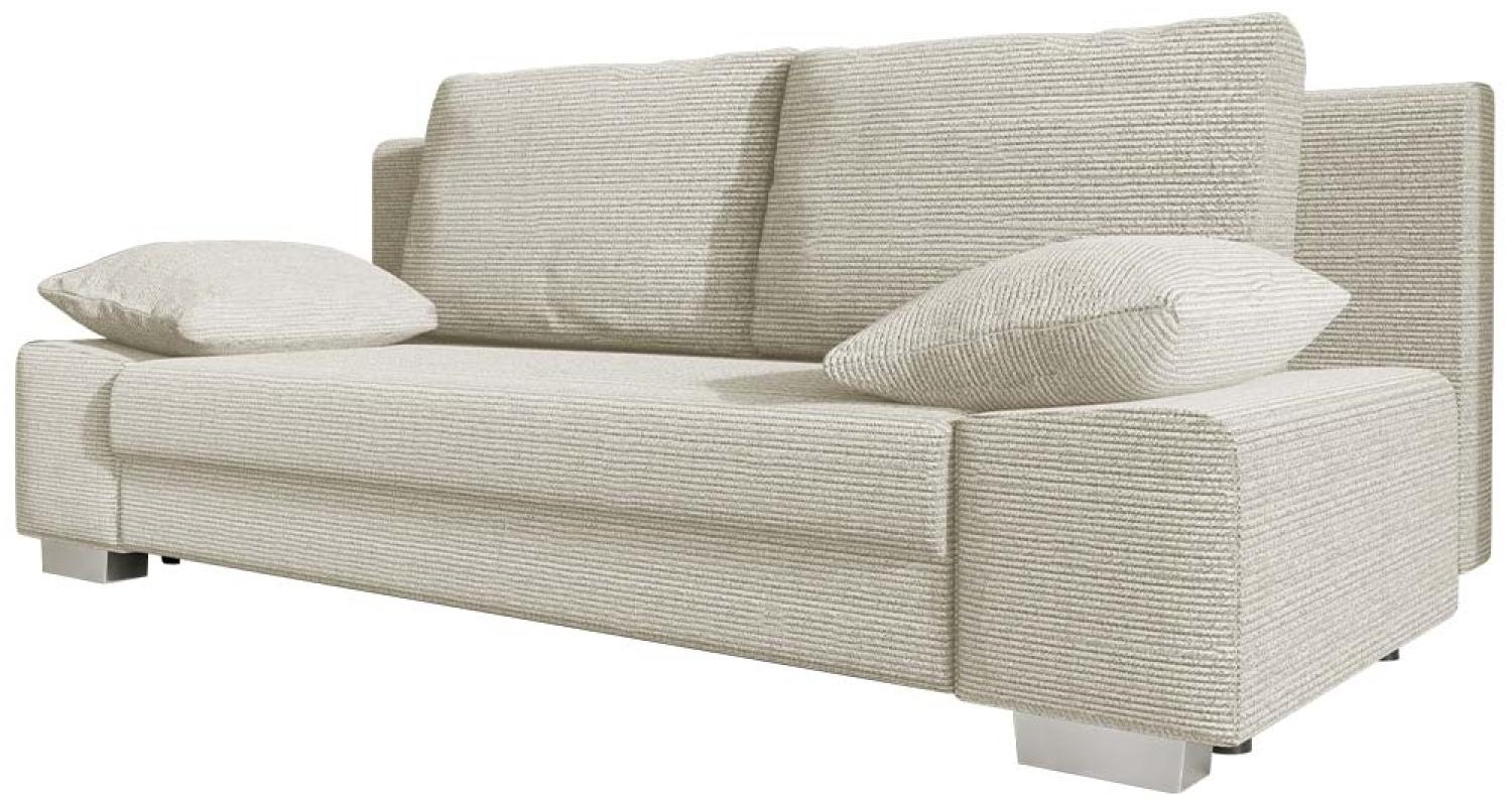 Schlafsofa Laura Cord (Farbe: Poso 100) Bild 1