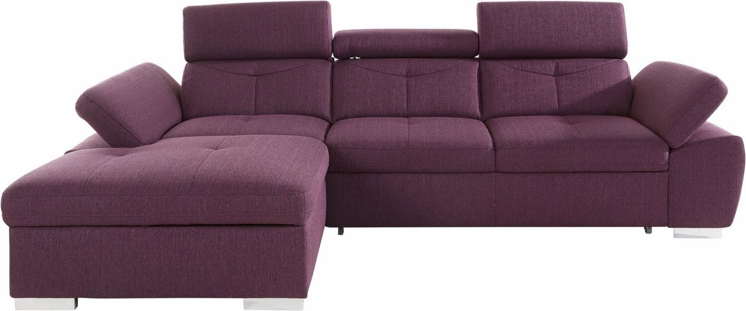 exxpo - sofa fashion Ecksofa Spring, super bequem, mit Armteil- und Kopfteilfunktion, OTTOs Choice, L-Form, wahlweise mit Bettfunktion und Bettkasten Bild 1