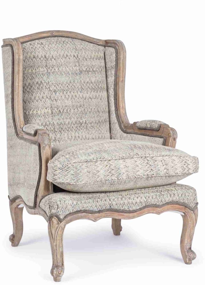 Sessel Elodie mit Baumwollbezug, Beige Bild 1