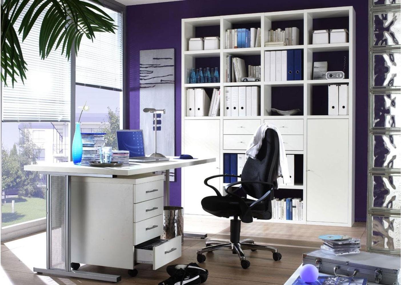 Büro-Set Toro 17 System weiß matt lackiert Bild 1