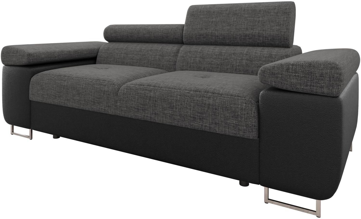 Sofa Torezio II mit Einstellbare Kopfstützen (Soft 011 + Lux 06) Bild 1