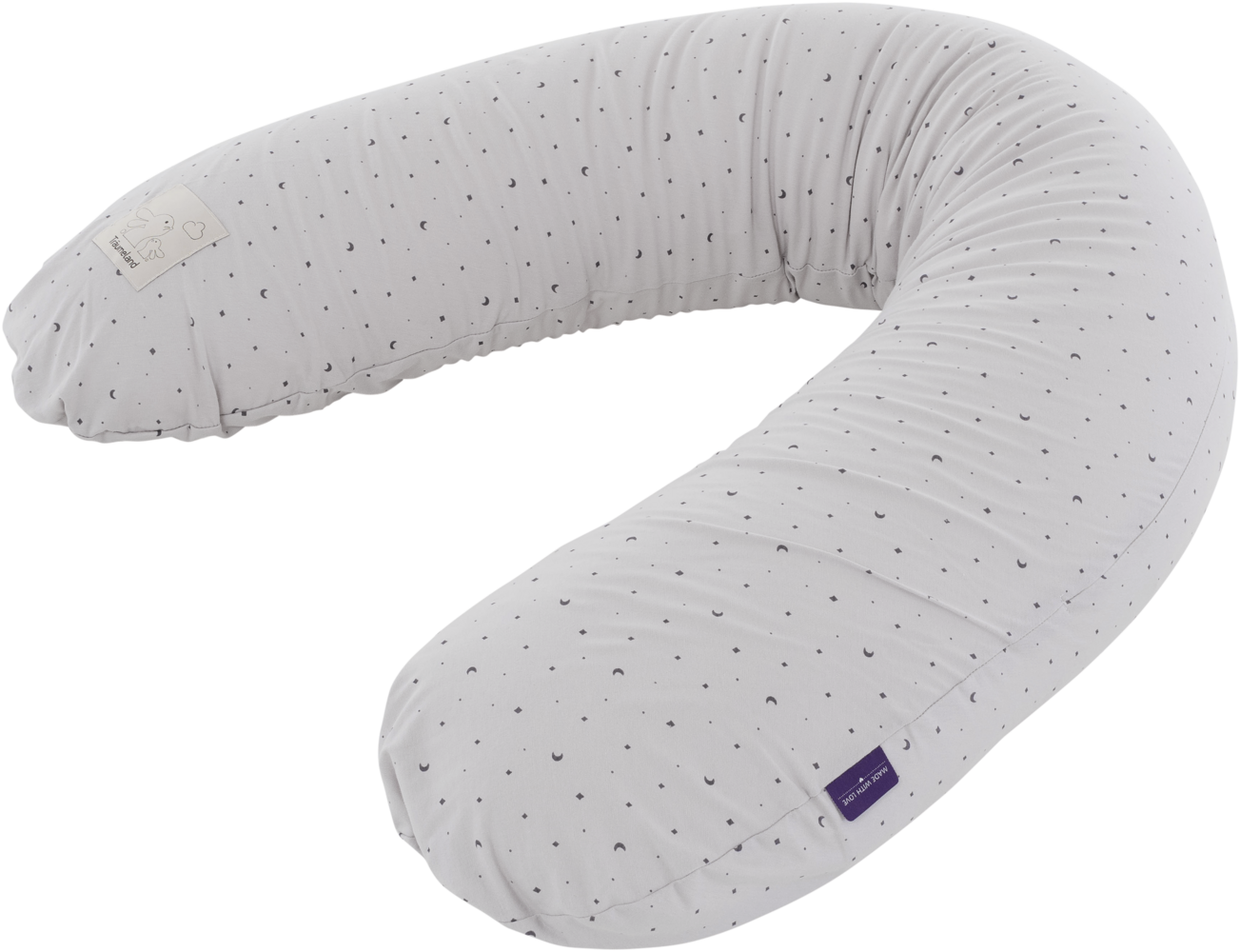 Stillkissen elastisch Moon grau 180 cm Bild 1