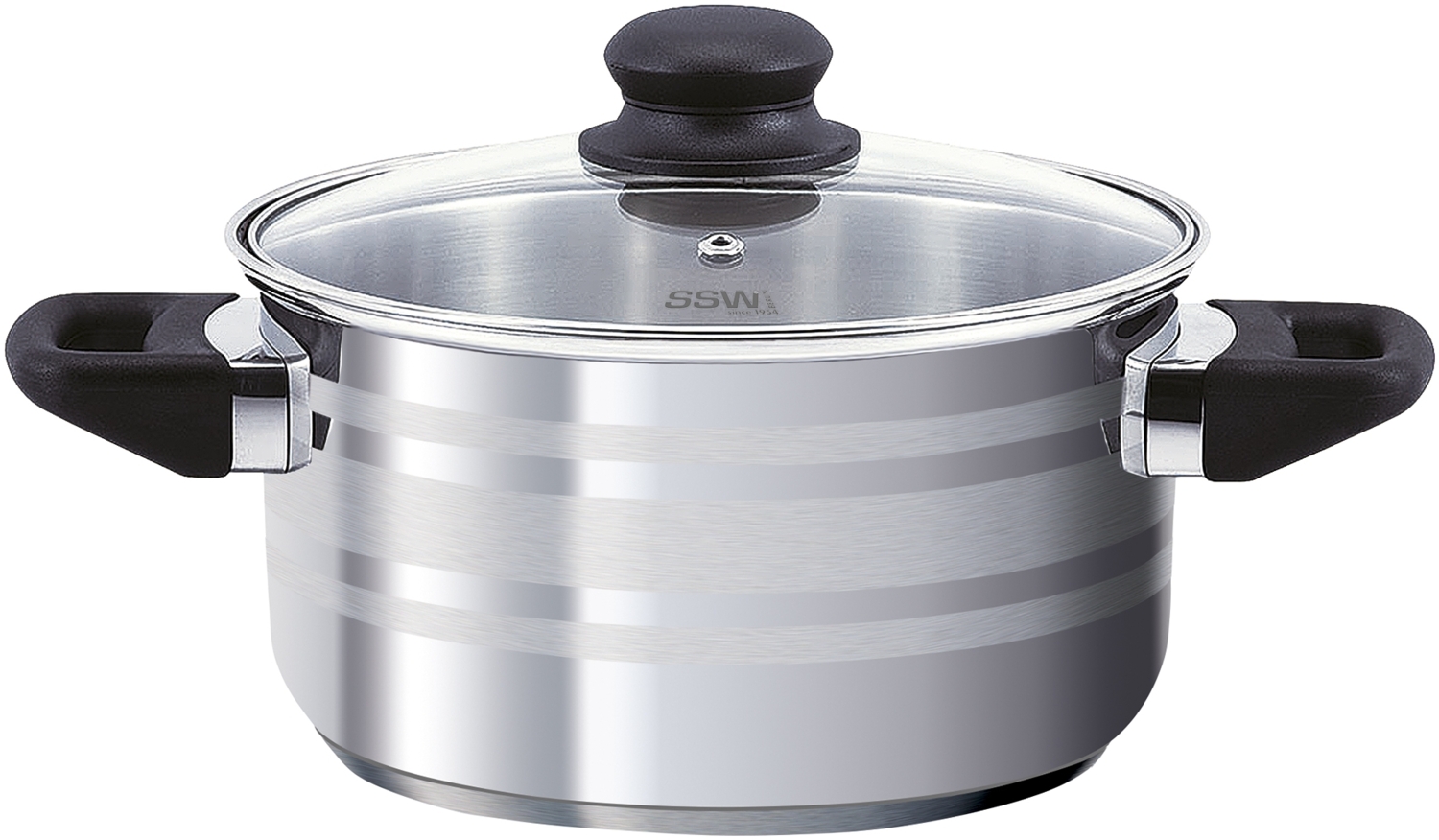 Edelstahl Kochtopf 14cm Olive Bild 1