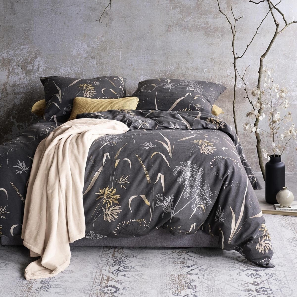 Bettwäsche Irisette Biber Koala 8425-11 grau natur Gräser 135x200 Bild 1