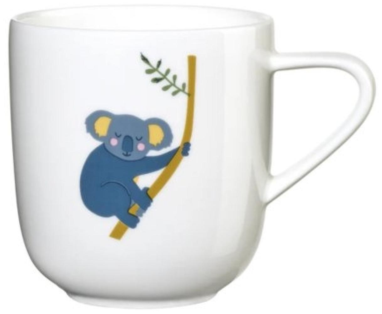 ASA Selection kids Henkelbecher Koala Konrad, Henkel Becher, Tasse, Teetasse, Fine Bone China, Weiß Glänzend, 250 ml, 38073314 Bild 1