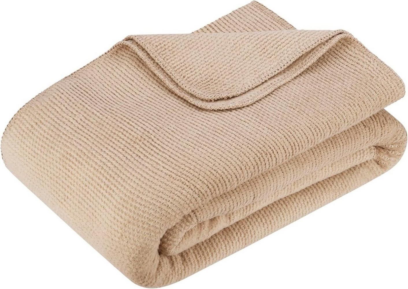 BOHORIA Tagesdecke BOHORIA® Kuscheldecke Premium Pure Cotton 150x200cm, luftdruchlässig Bild 1