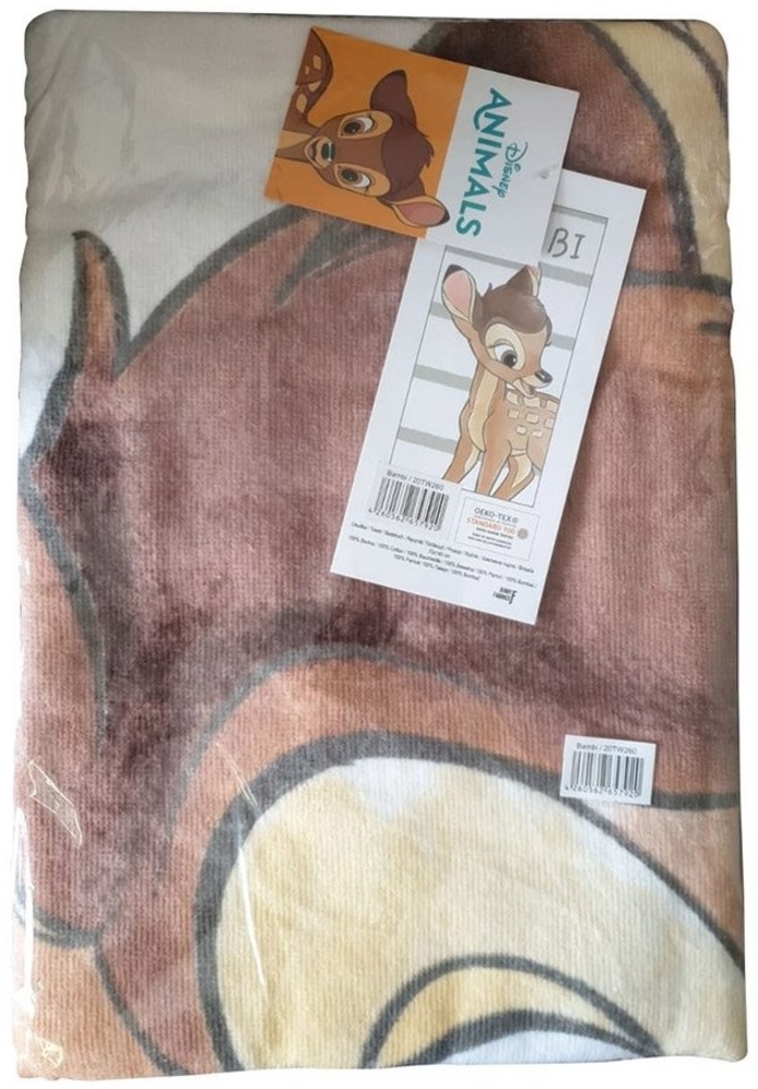 Jerry Fabrics Strandtücher Disney Bambi Handtuch Strandtuch Rehkitz 70 x 140 cm, 100% Baumwolle, Frottee (1-St) Bild 1