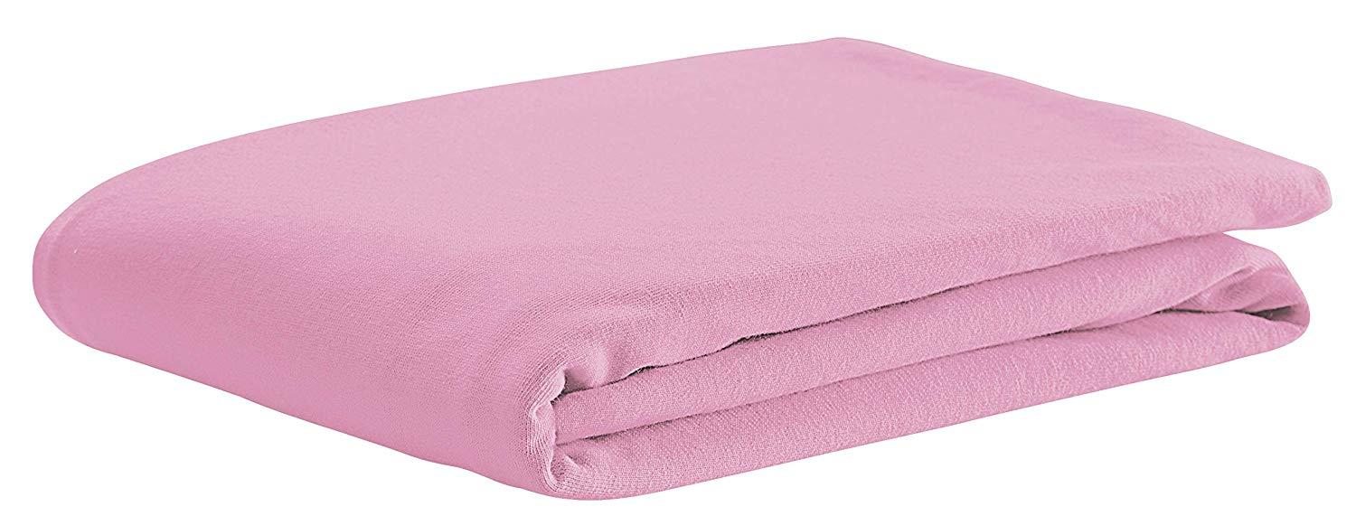 Odenwälder Spannbetttuch Jersey soft pink, 70x140 cm Bild 1