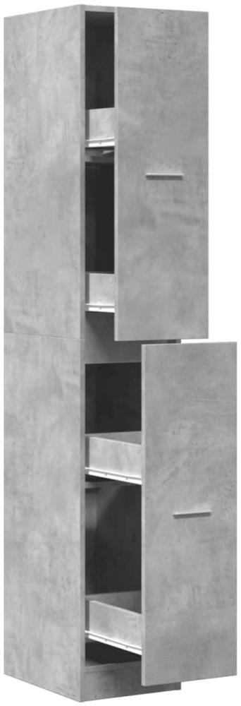 vidaXL Apothekerschrank Betongrau 30x41x174,5 cm Holzwerkstoff 3309630 Bild 1