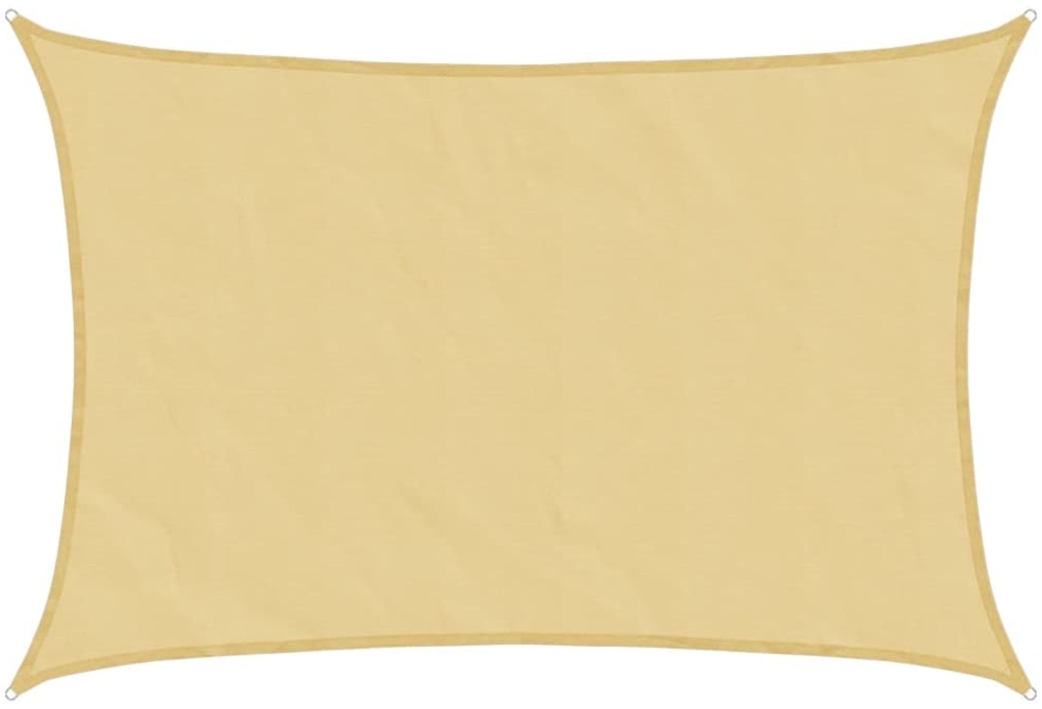 vidaXL Sonnensegel Sandfarbe 5x3 m 100% Polyester Oxford 4000572 Bild 1