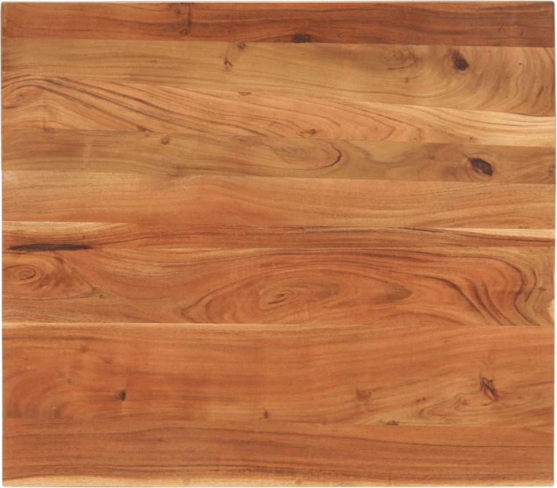 vidaXL Tischplatte 90x80x2,5 cm Rechteckig Massivholz Akazie 370939 Bild 1