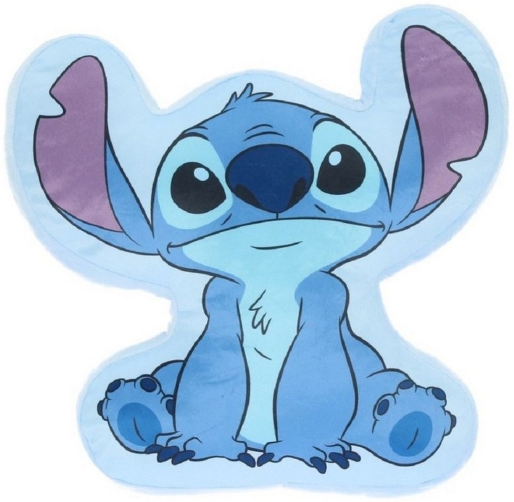 Lilo & Stitch 3D Kuschelkissen Dekokissen – 40cm Großes Weiches Kissen im Disney-Design Bild 1