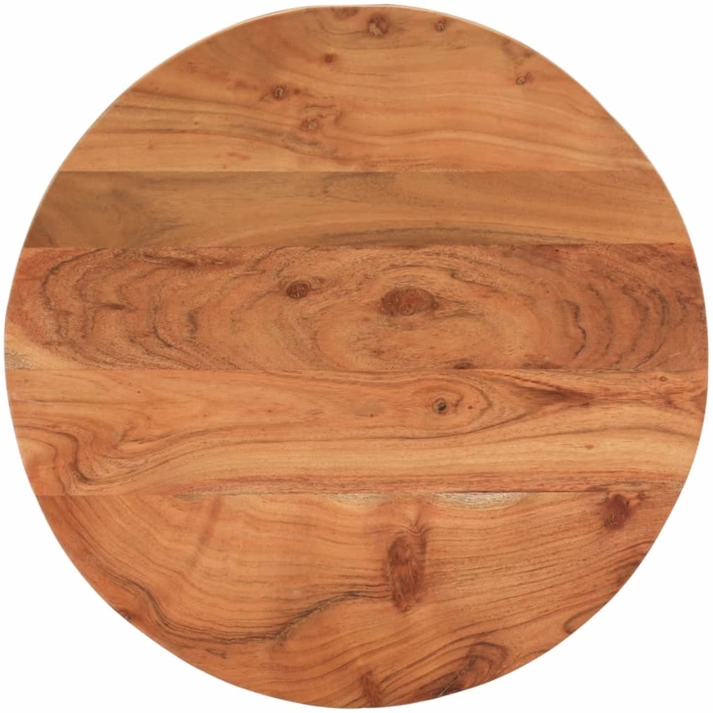 vidaXL Tischplatte Ø40x2,5 cm Rund Massivholz Akazie 370046 Bild 1