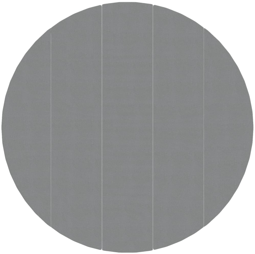 vidaXL Pool-Bodentuch Hellgrau Ø550 cm Polyester Geotextil 94222 Bild 1