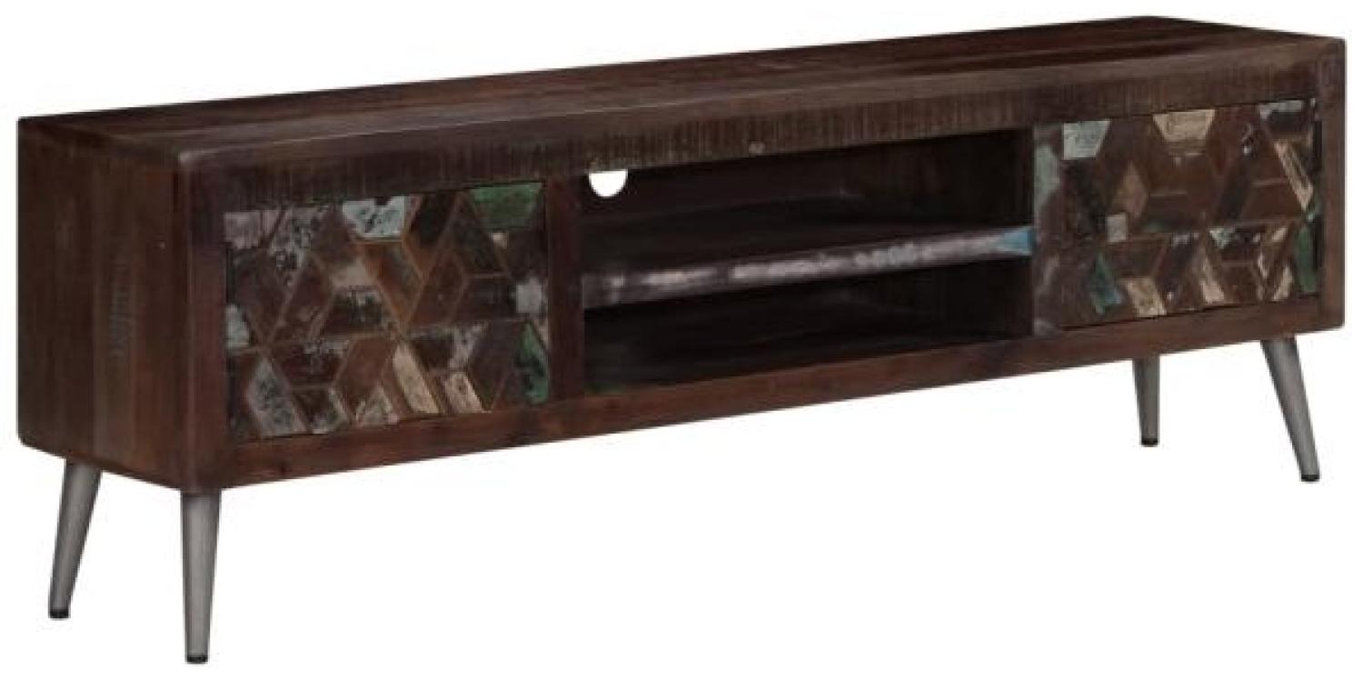 vidaXL TV-Schrank Altholz Massiv 140x30x45 cm 245914 Bild 1