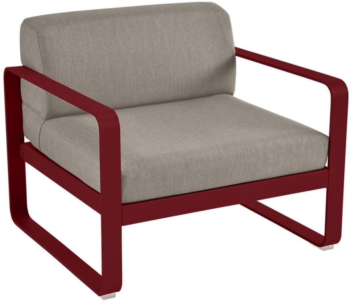 Bellevie Lounge-Sessel Outdoor 43 Chili B8 Taupegrau Bild 1