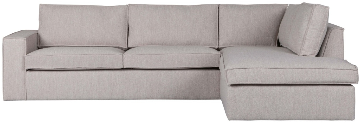 Ecksofa Hajo aus Bouclè-Stoff Rechts, Grau Bild 1