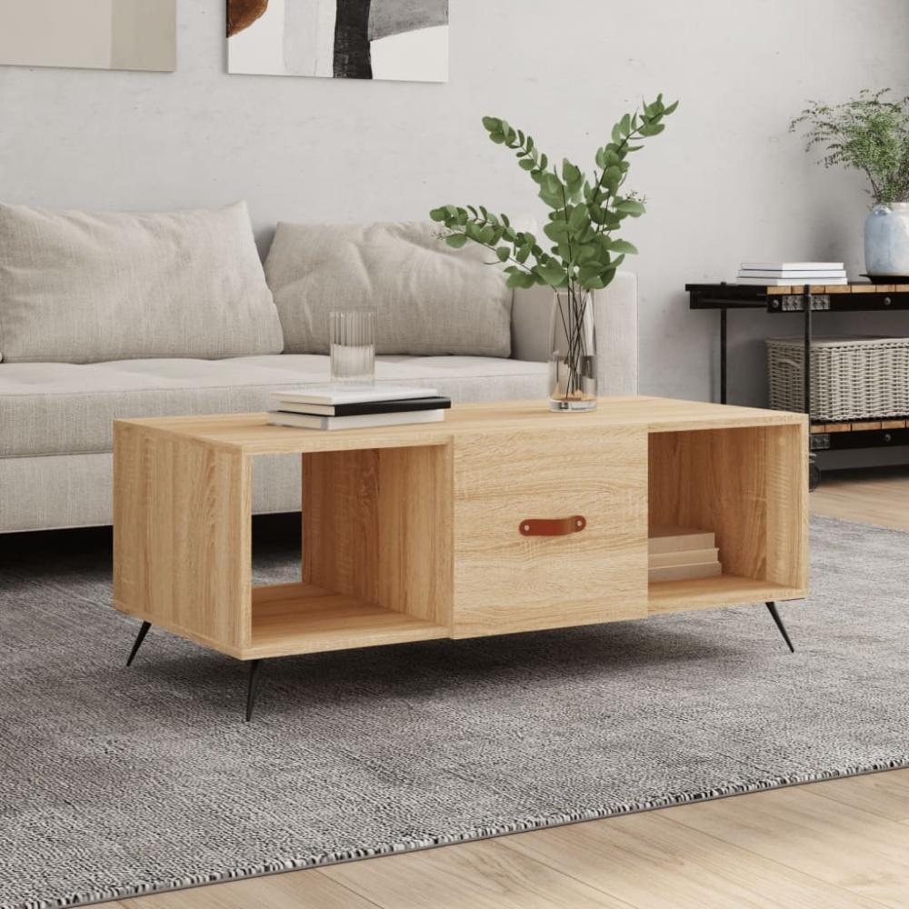 vidaXL Couchtisch Sonoma-Eiche 102x50x40 cm Holzwerkstoff 829271 Bild 1