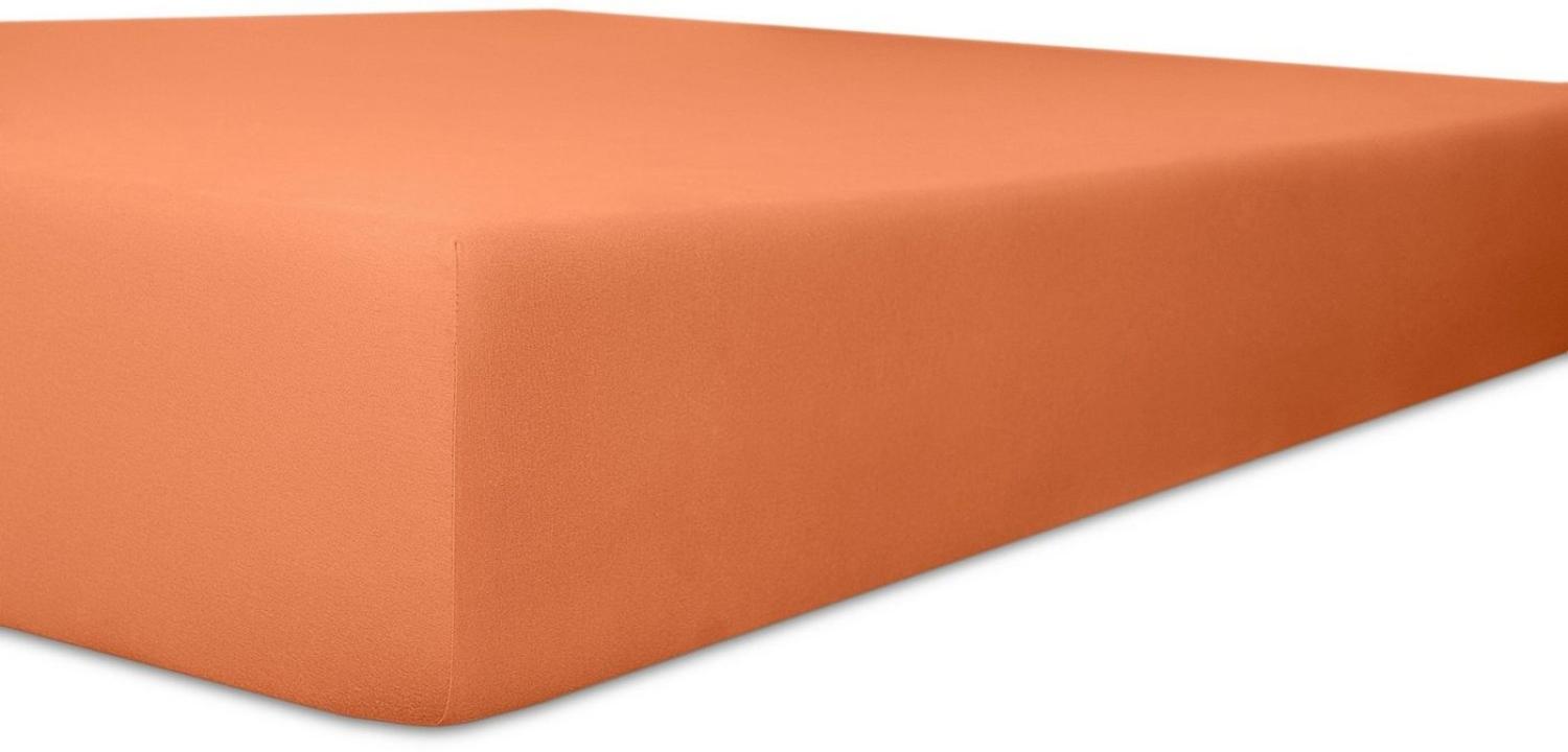 Kneer Easy-Stretch Spannbetttuch 180x200 - 200x220 cm karamel (70) Bild 1