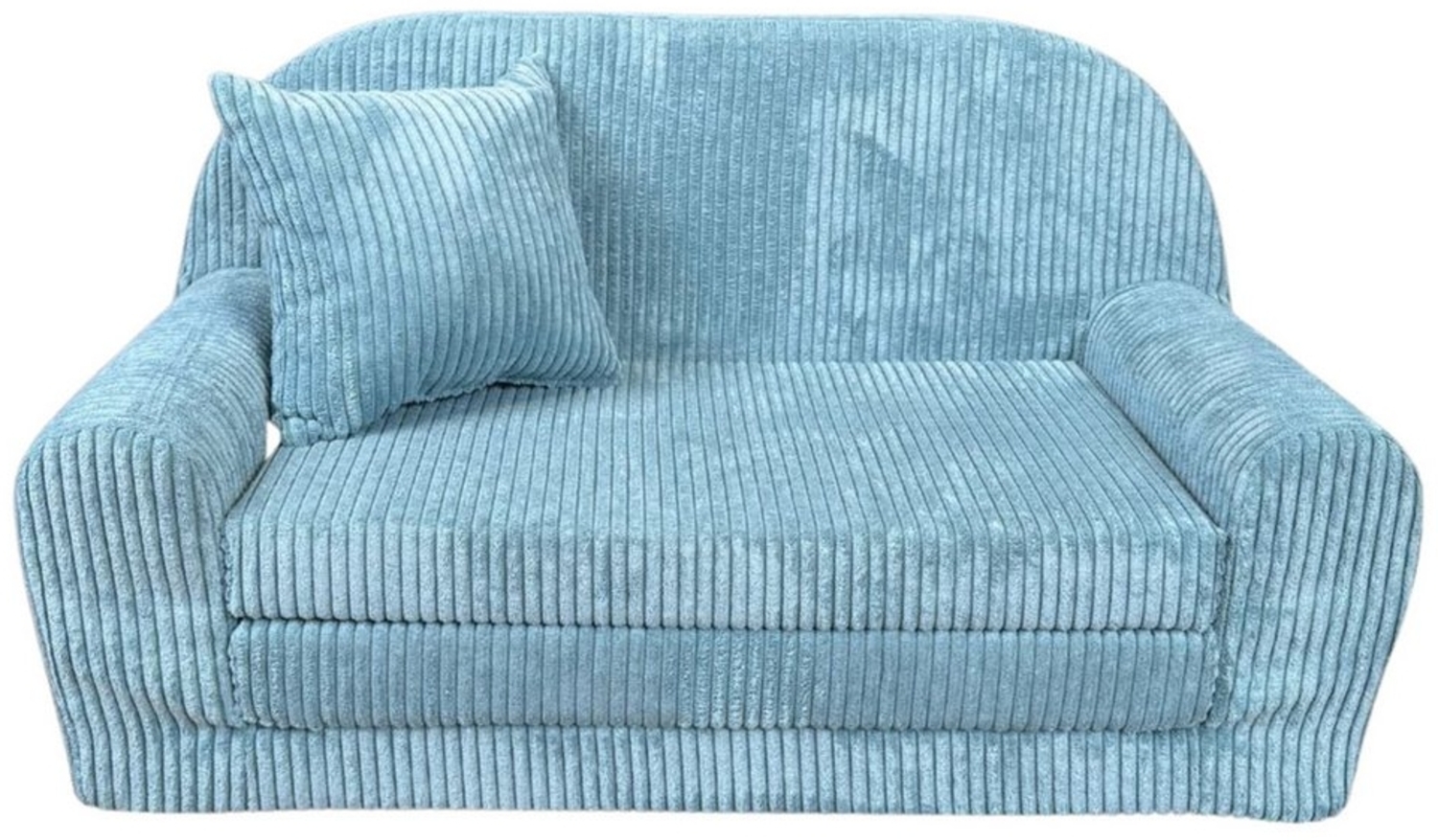 FORTISLINE Kindersofa Mini-Sofa Rosalia aus Cord – Komfort, Stil und Sicherheit für Ihr Kind, zusammenklappbar, waschbarer Bezug, keine Montage erforderlich Bild 1