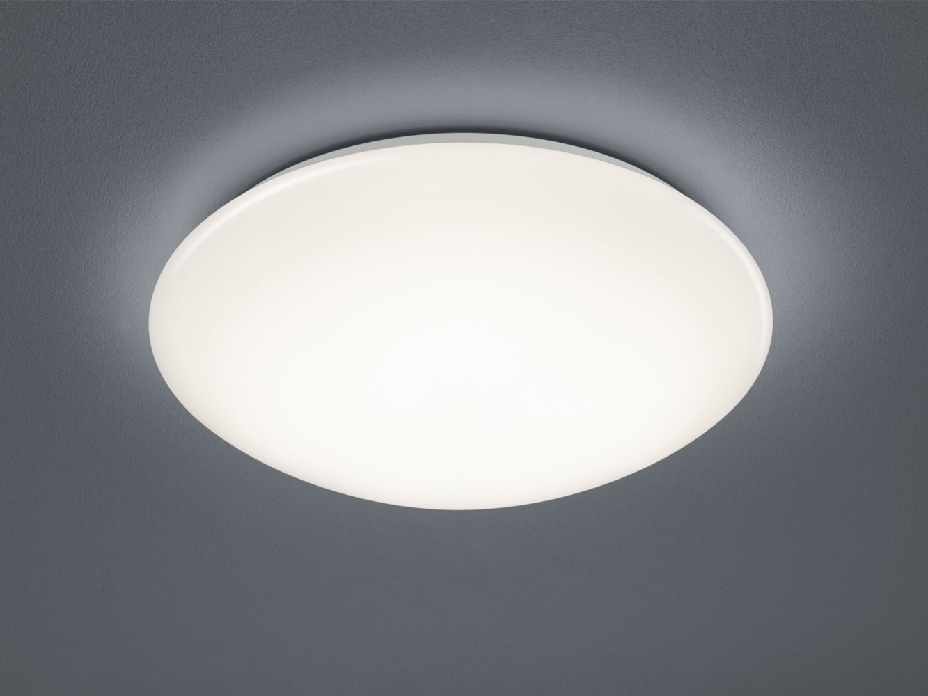 Kleine LED Deckenleuchte POLLUX IP44 mit Bewegungsmelder, Ø 27cm Bild 1