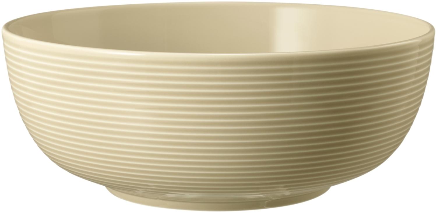 Seltmann Weiden Beat Sandbeige Foodbowl, Schüssel, Schale, Müslischale, Suppenschüssel, Porzellan, Beige, Ø 20 cm, 001. 757238 Bild 1