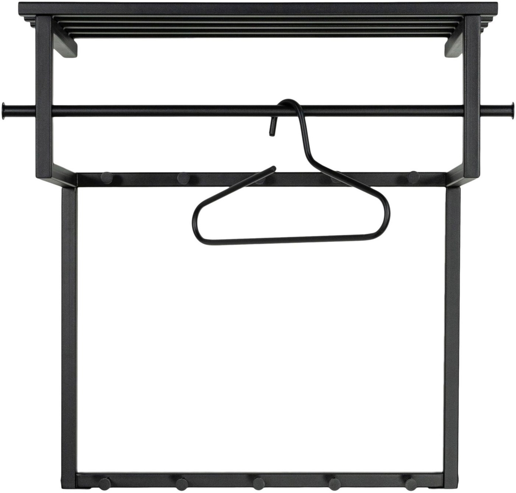 Spinder Design RIZZOLI BLACK EDITION Wandgarderobe - Schwarz Bild 1