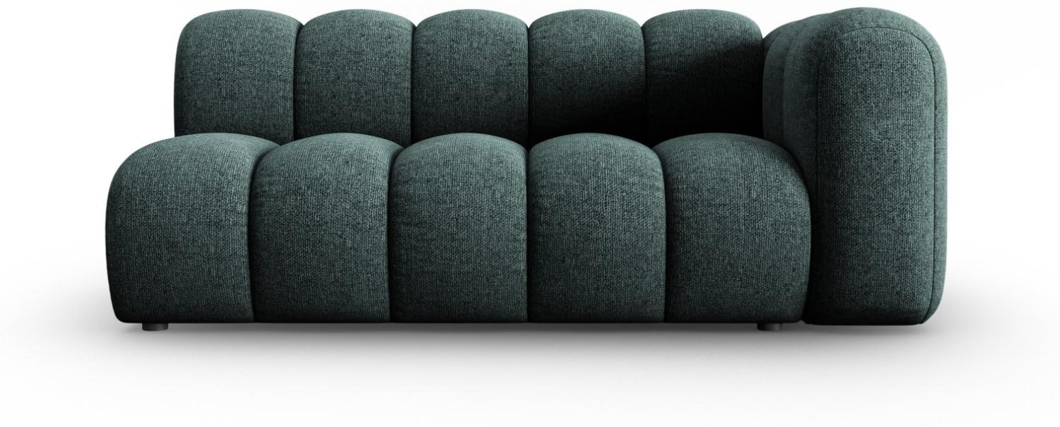 Micadoni Modulares Sofa Lupine 3-Sitzer Rechts Chenille Petrol Bild 1