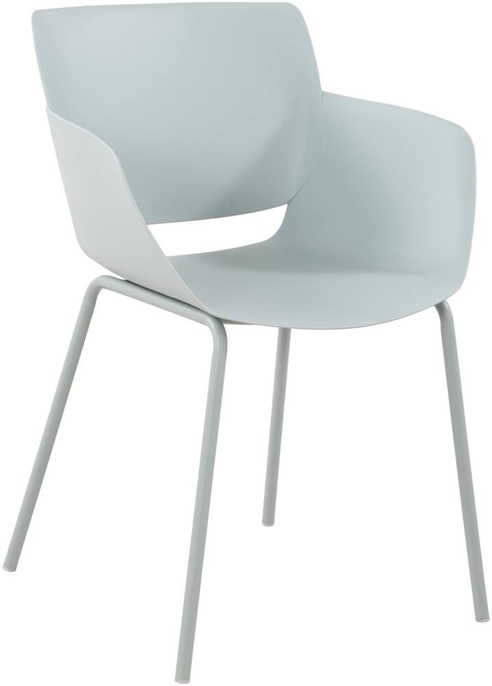 CLP Stuhl Alpena wetterfest mit Rückenlehne,türkis Bild 1