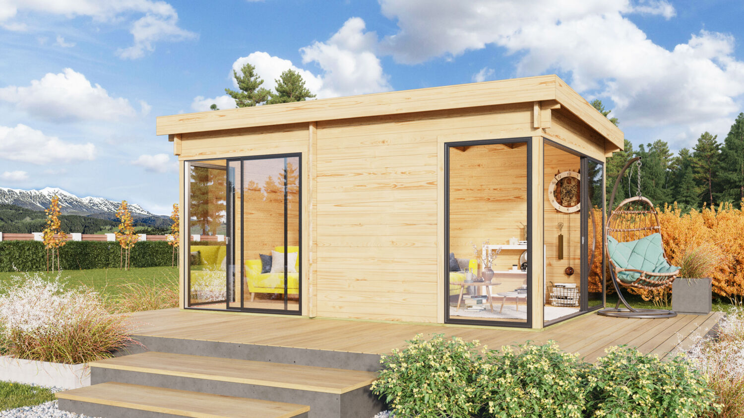 Fjordholz Gartenhaus Alu Concept 70 G Bild 1