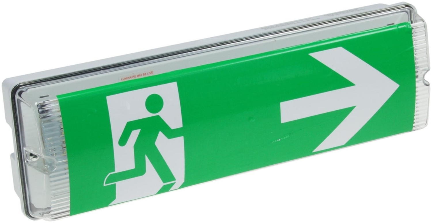 LED Fluchtwegleuchte "NL-W1" 30 LEDsErkennungsw. 25m,Wandmontage, IP65 Bild 1