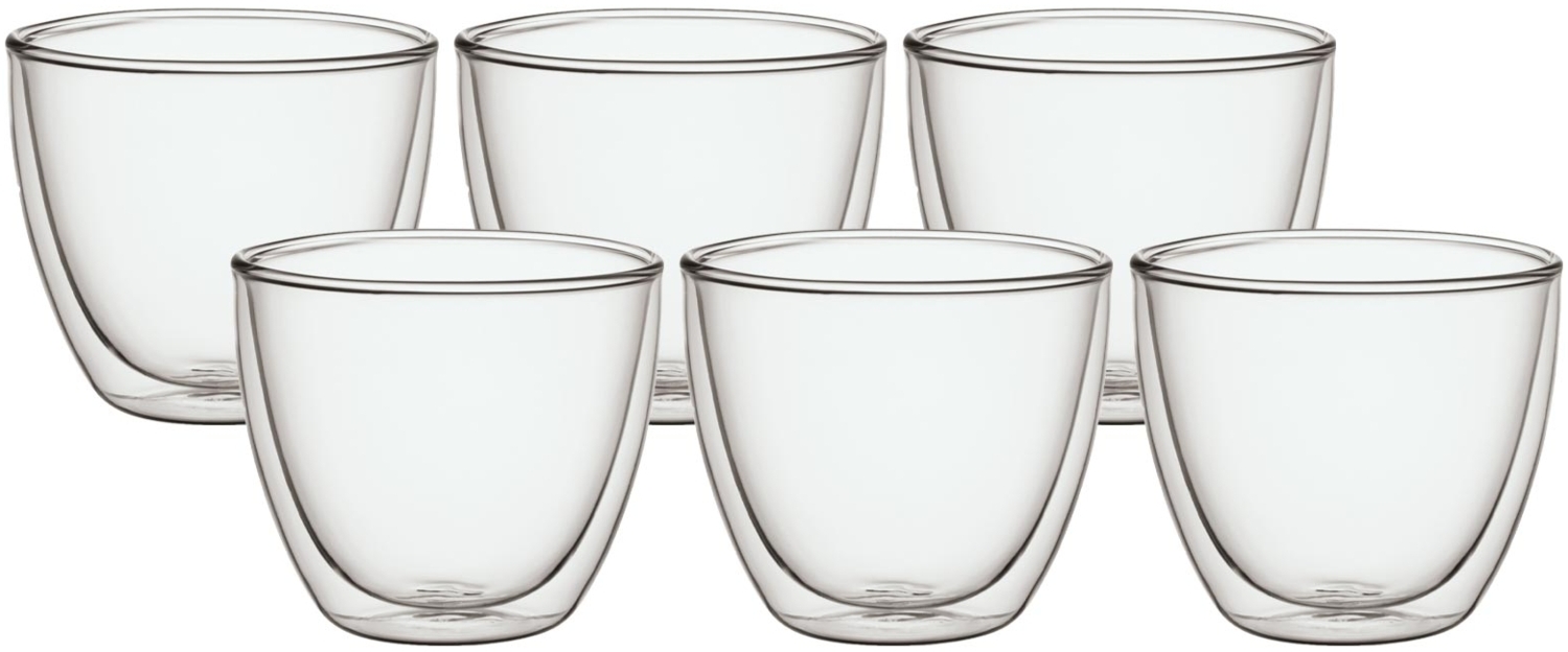 Villeroy & Boch Manufacture Rock Doppelwandiger Becher L 250 ml 6er Set Bild 1