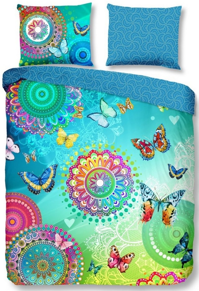 HIP Mako Satin Bettwäsche 2 teilig Bettbezug 155x220 cm Kopfkissenbezug 80x80 cm Mystic 7086.99.12 Multi Bild 1