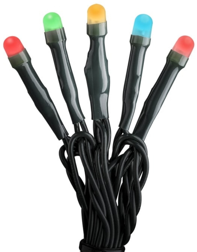 Konstsmide Micro LED Lichterkette gefrostet Innen 35 bunte Dioden 5,3 m Bild 1