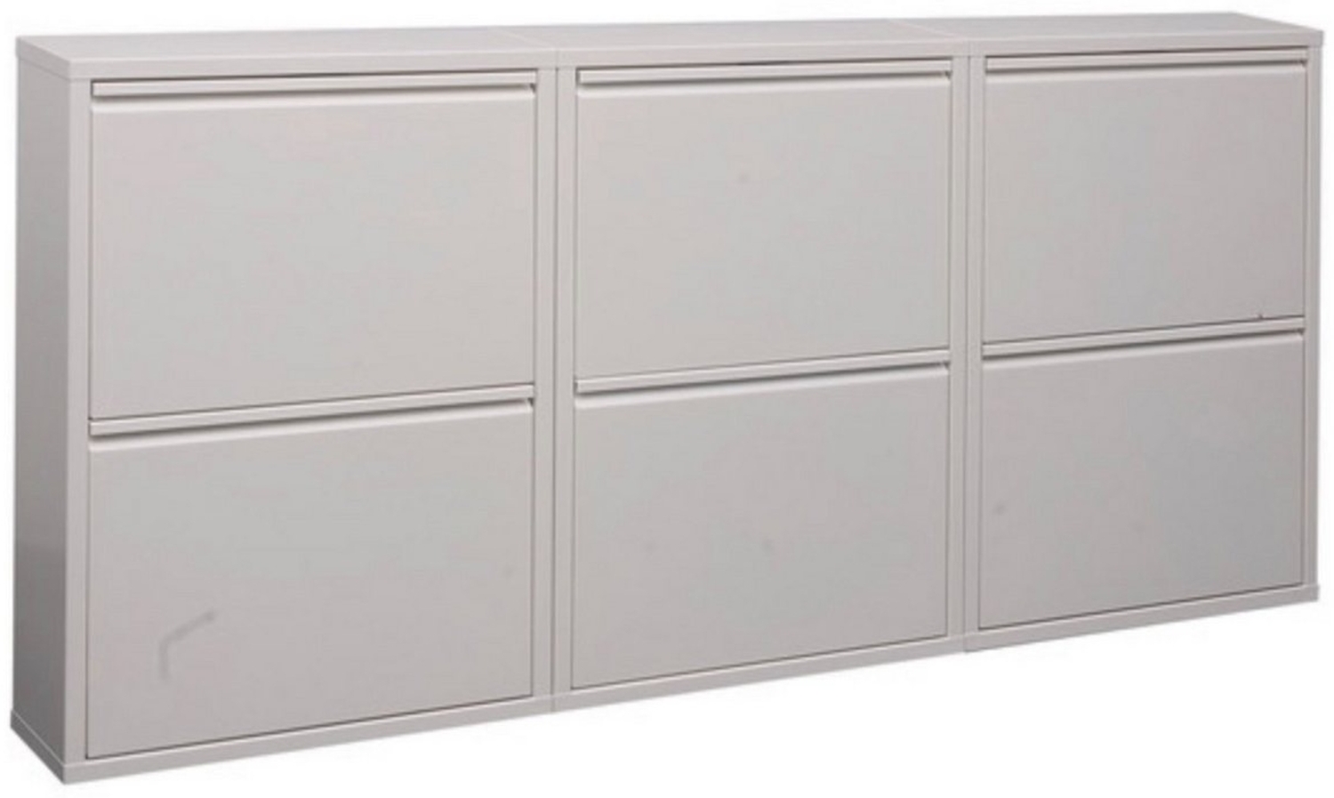 k-hometrends Schuhschrank KEKE 2-White XXL stilvoller Schuhschrank, schmaler Organizer, 150x70x15cm Bild 1