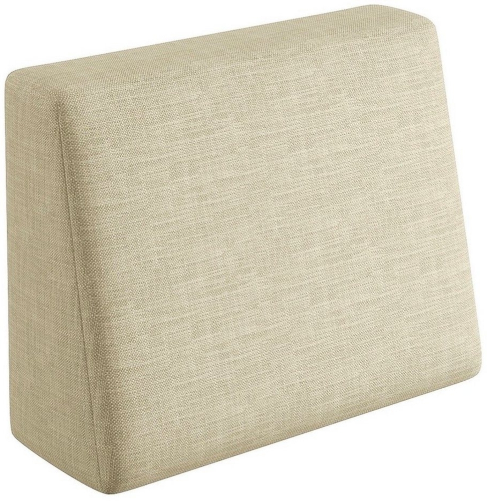 sunnypillow Rückenkissen Palettenkissen mit abnehmbarem Bezug Seitenkissen 60x40x20/10cm, Cremefarben Bild 1