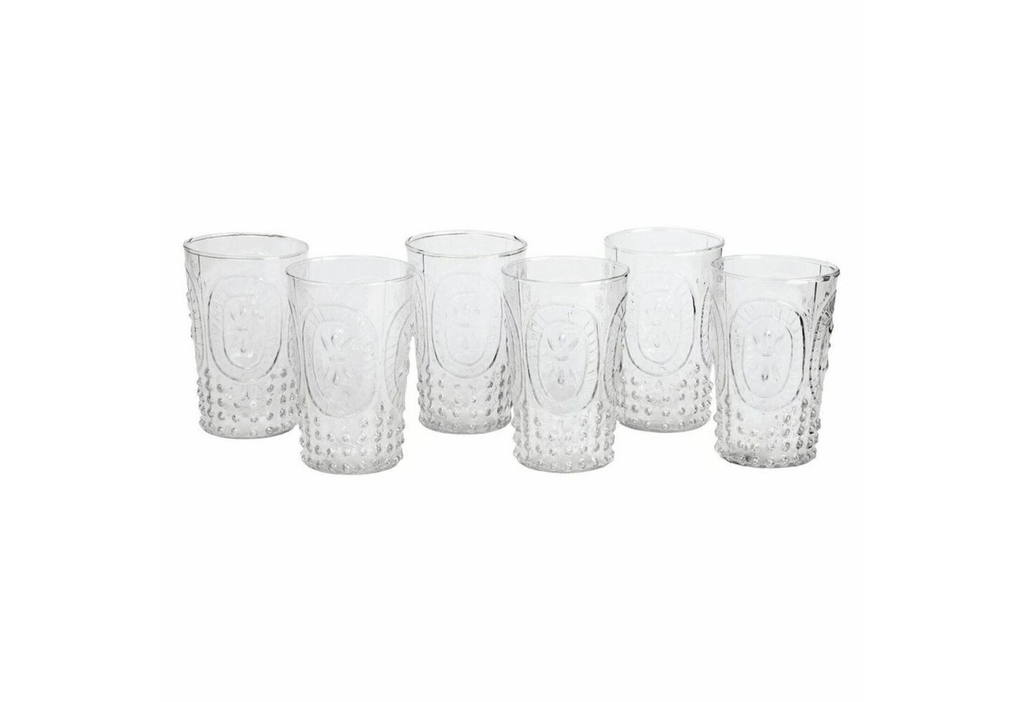 Mirabeau Glas Glas 6er Set Fleury klar, Glas Bild 1