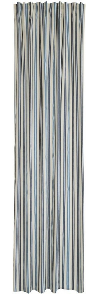 Schlaufenvorhang Adwin blau 140x245 Vorhang Wohnzimmer Schlafzimmer Kinderzimmer Bild 1