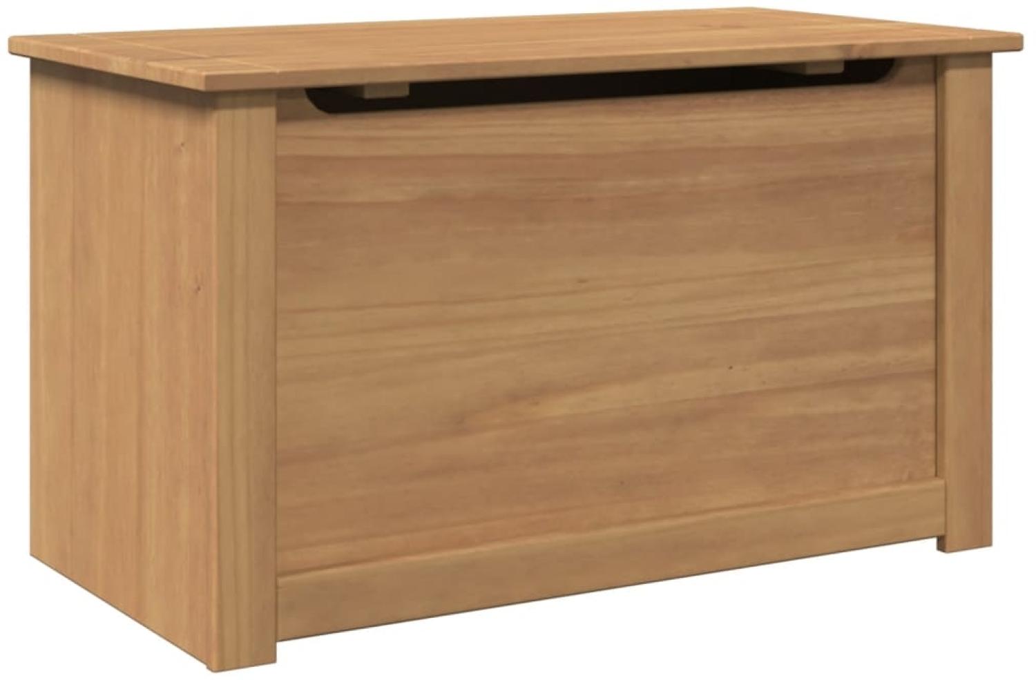 vidaXL Truhe mit Deckel Panama 79x42x46 cm Massivholz Kiefer 4016387 Bild 1