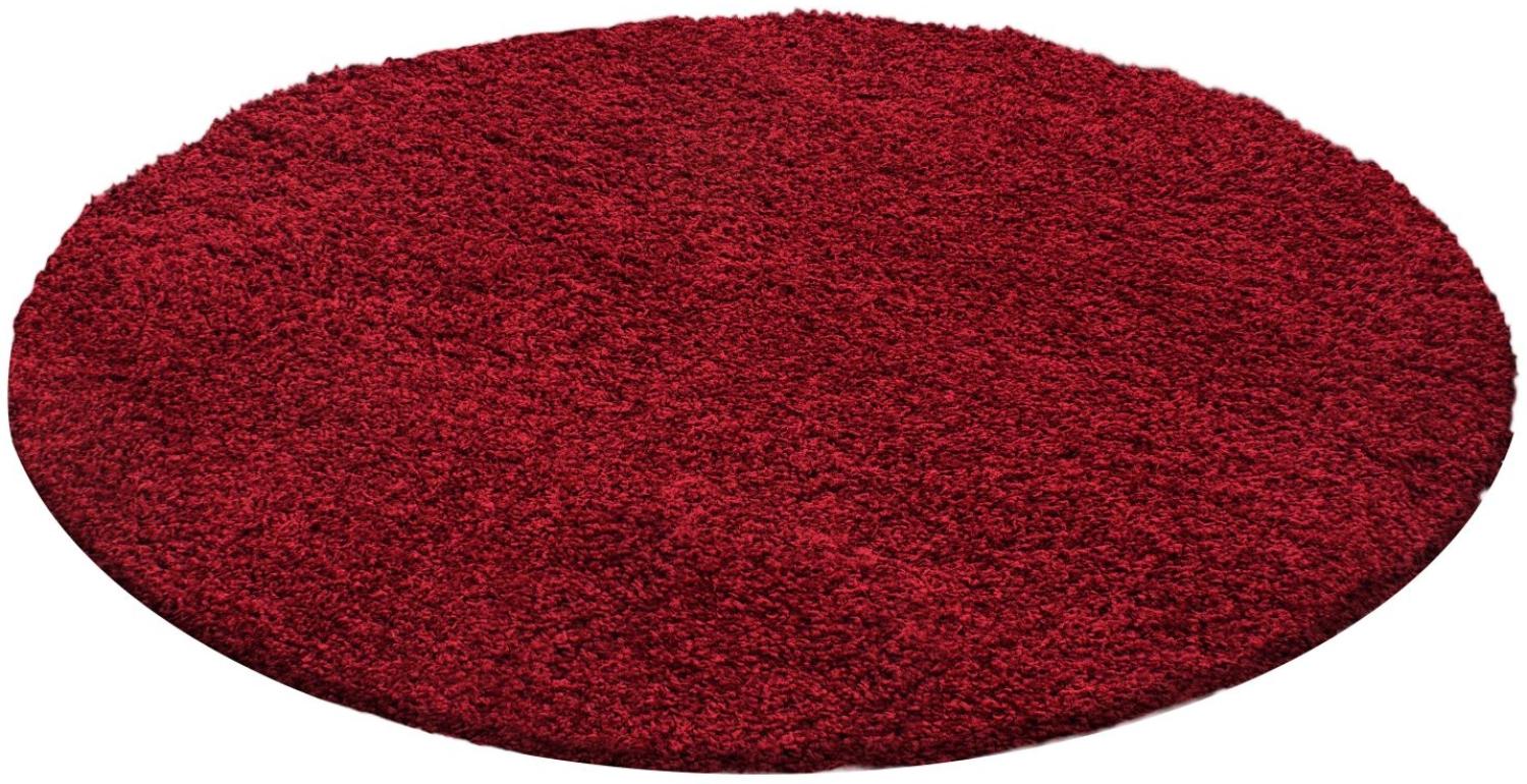 Shaggy Teppich LIFE RED 200 X 290cm Rechteck Bild 1