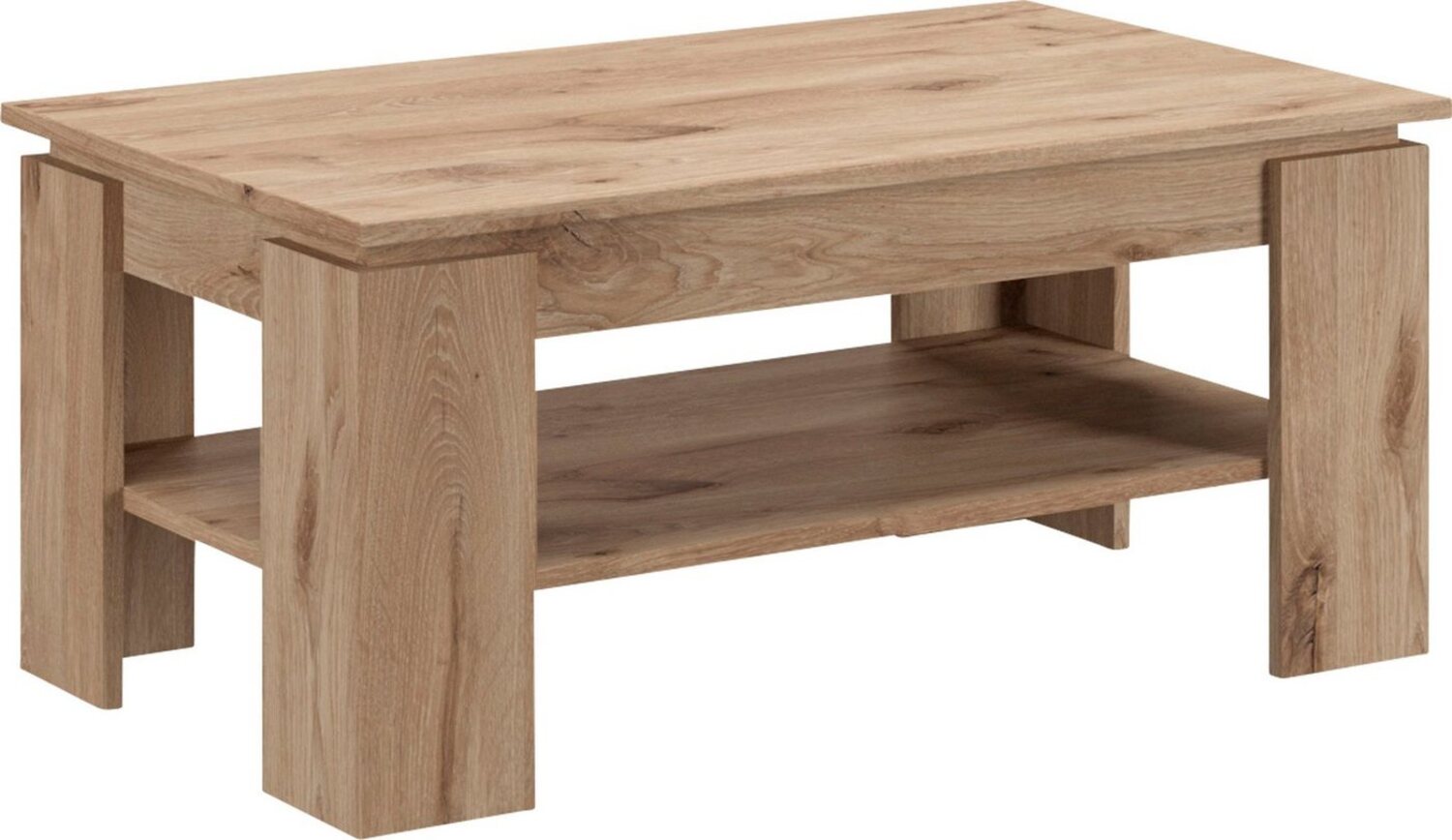 INOSIGN Couchtisch Kalmar, rechteckig, 100 x 60 cm, 1 Ablageboden, Sofatisch, Beistelltisch, Kaffetisch, Wohnzimmertisch, coffee table Bild 1