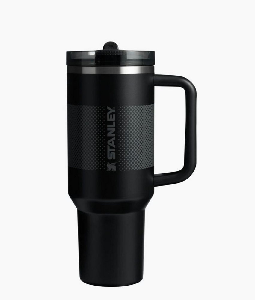 Stanley 1913 Thermoflasche The Quencher ProTour Flip Trinkbecher mit Strohhalm, 1,2 l, Black Bild 1