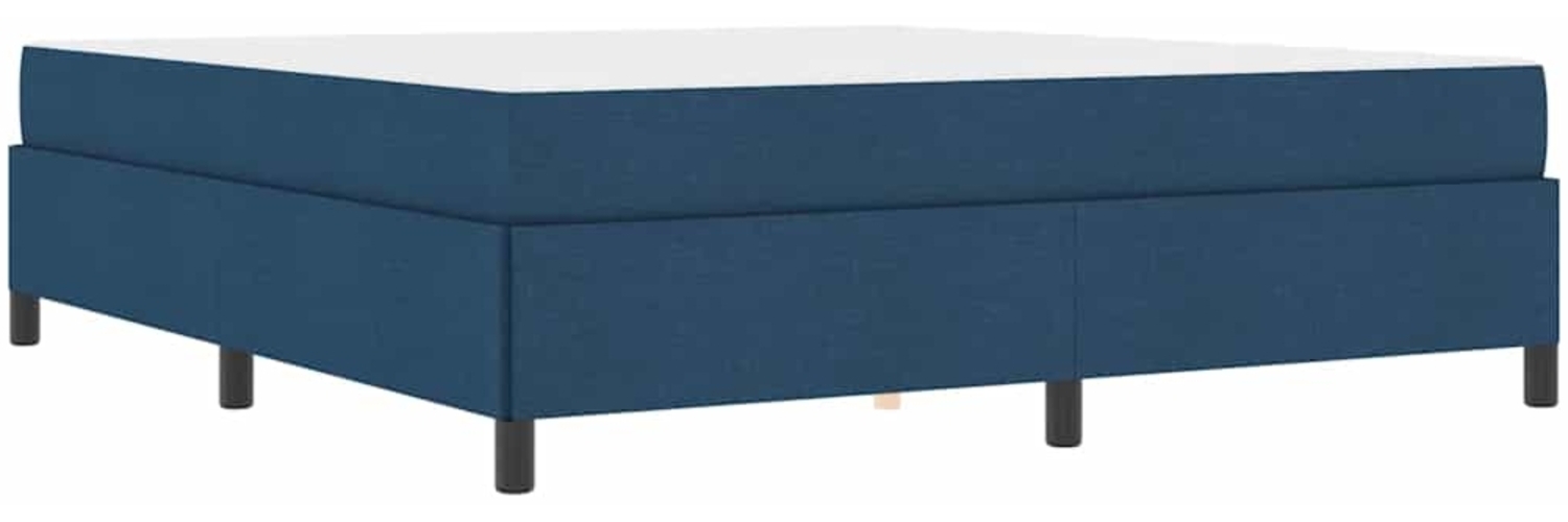 vidaXL Boxspringbett Blau 180 x 200 cm Stoff 3398884 Bild 1