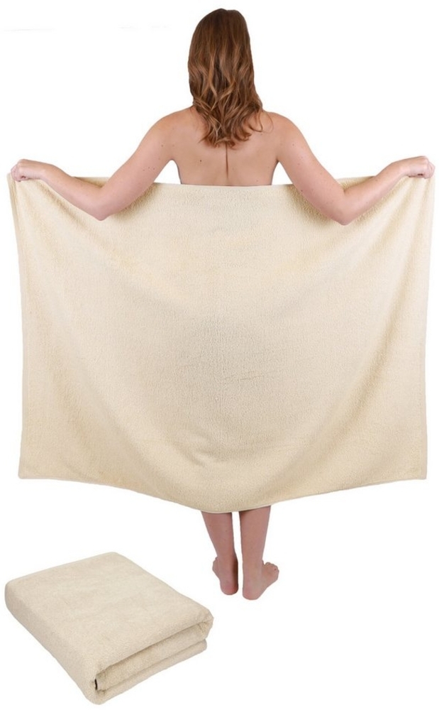 Betz Badetücher 2 Stück Badetuch groß XXL Dresden 100x140 cm Saunatuch Set Strandtuch, 100% Baumwolle (Set, 2-St) Bild 1
